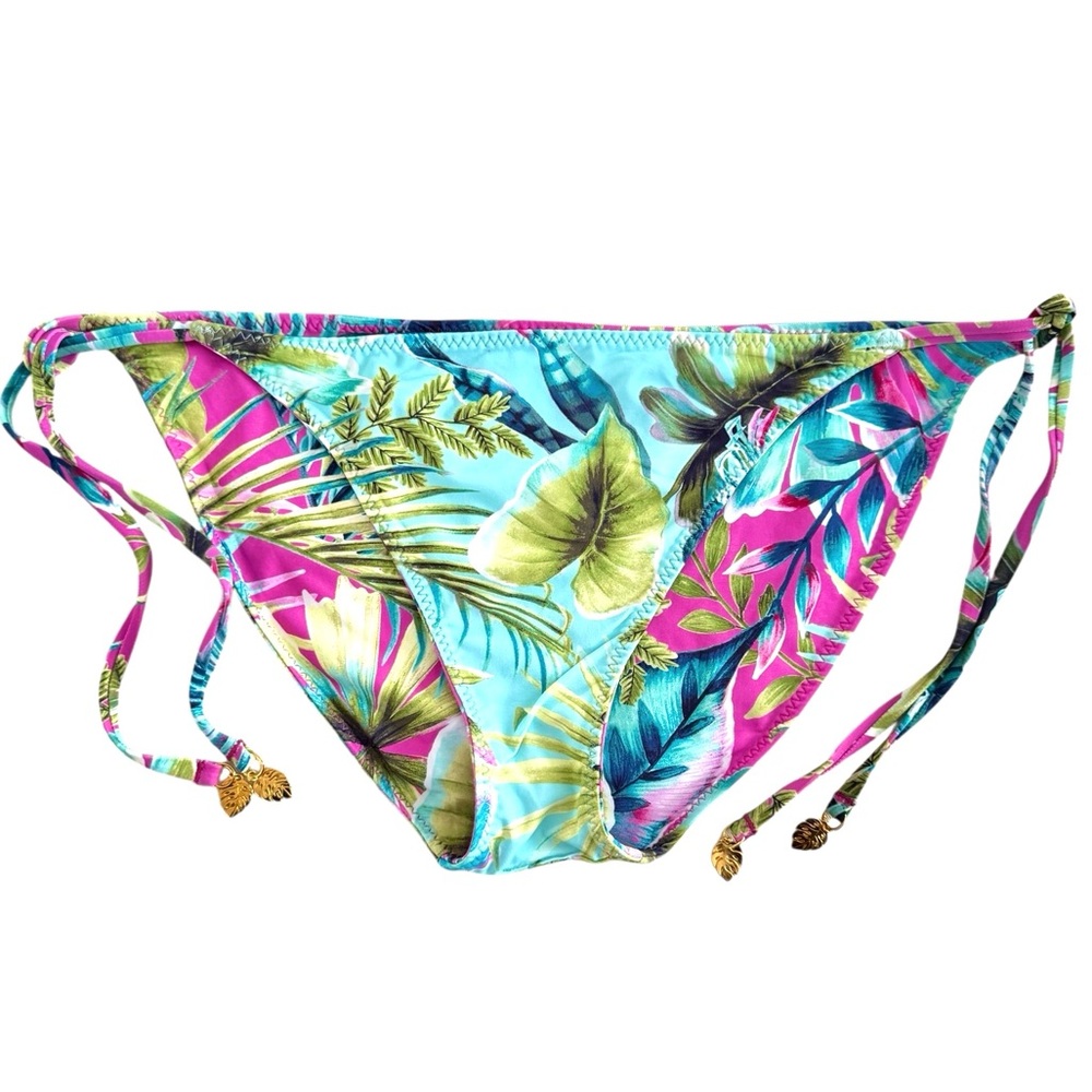Tommy Bahama Sun Kissed Tropics Reversible String Bikini Bottom - Picture 5 of 16